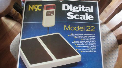 NSC Digital Scale Model 22-NEW