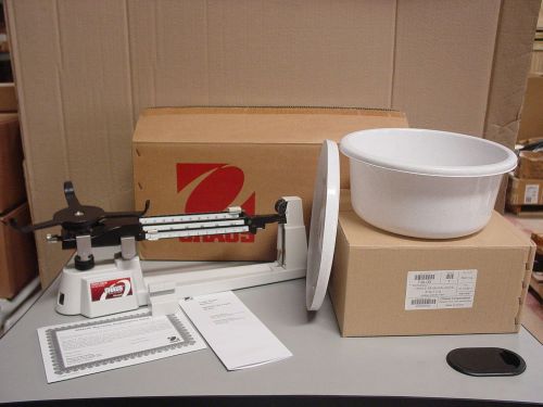 Ohaus triple beam balance 730-00 with animal subject box 610 g new for sale