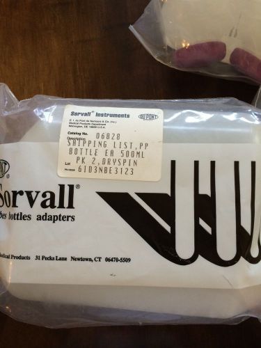 Sorvall Dupot 500 ml Tube Bottle Adapter Cat#06828 - 2pack