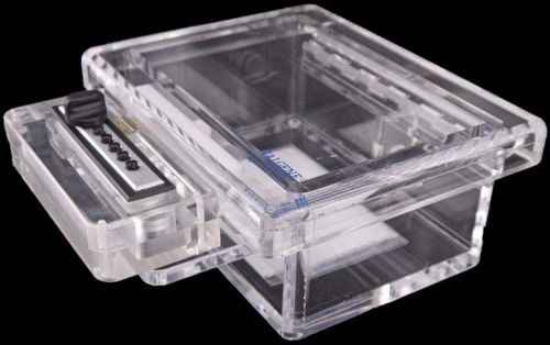 Nalgene 6850-0001 acrylic laboratory benchtop 5-push button cabinet lock box for sale