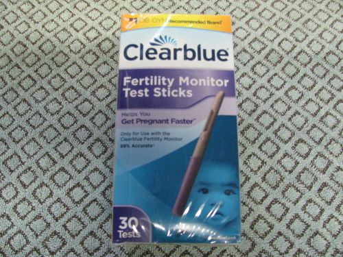 (30) Brand New CLEARBLUE FERTILITY MONITOR TEST STICKS 99%ACCURATE