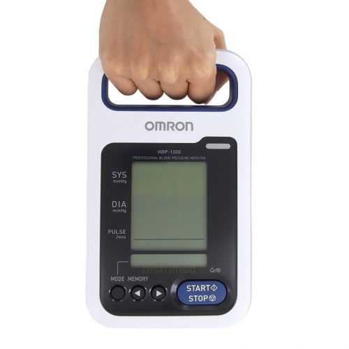 Omron hbp-1300 professional blood pressure monitor with all cuffs @ martwaves for sale