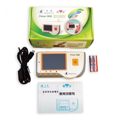 Heal force upgrade 180b portable heart ecg monitor electrocardiogram electro for sale