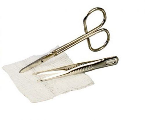 Curity sterile suture removal kit: 1 gauze, 1 forceps, 1 scissors  ref# 66200 for sale