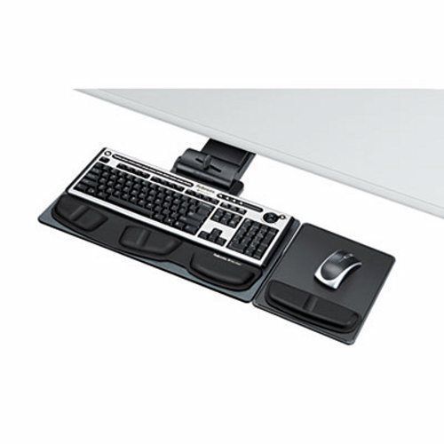 Fellowes Executive Adjustable Keyboard Tray, 19-1/16x10-5/8, Black (FEL8036101)