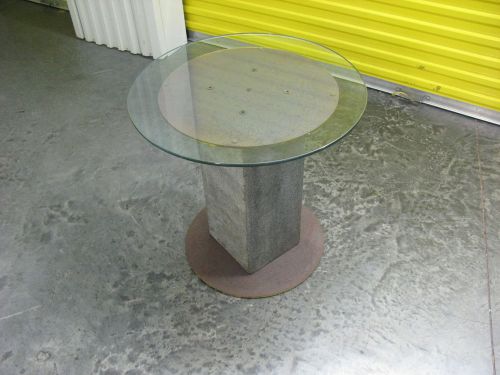 Custom Industrial Style End Table