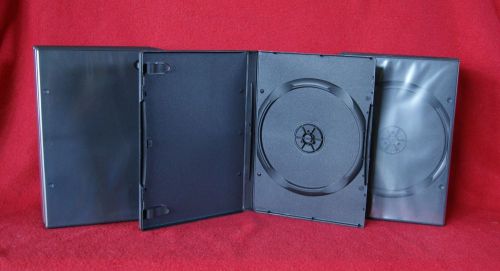 5 NEW Standard High Quality Black Single DVD/CD Cases 14MM Insert Sleeve