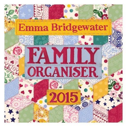 2015 WALL CALENDAR - EMMA BRIDGEWATER FAMILY ORGANISER 33 x 33 cms