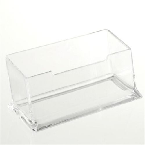 Enduring Best Clear Plastic Desktop Business Card Holders Display Stands TBUS