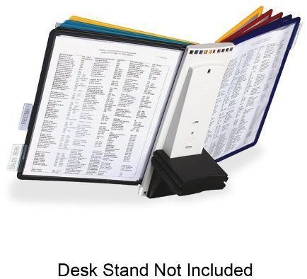 Sherpa Desk Reference System Extension Set With Border Panels Of Assorted