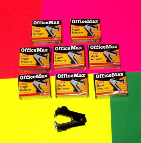 Office Max Staple Remover Lot 8 Office School Supplies Brand New Staple Puller