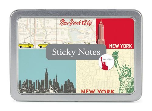 Cavallini &amp; co. new york city sticky note pad set/ decorative post its for sale