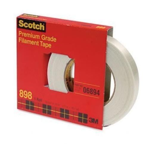 3m scotch high performance filament tape - 18mm width x 55m length - 3&#034; (89834) for sale