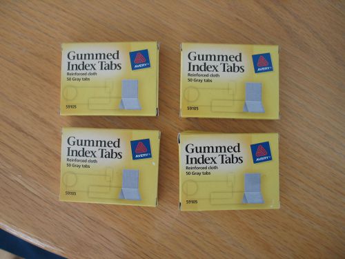 200 Avery Gummed Index Tabs No. 59105 FREE SHIPPING