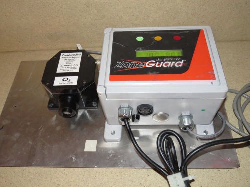 Sperian / biosystems inc. zoneguard o2 gas detection system for sale