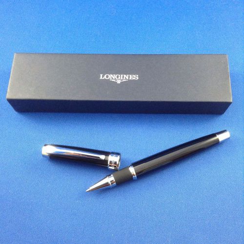 longines luxury black lacquer rollerball pen baselworld 2014