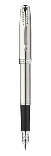 Parker Sonnet Stainless Steel CT Fountain Pen - Fine Nib