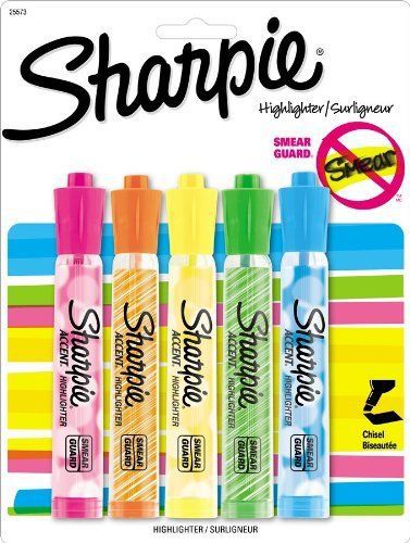 Sharpie accent highlighter - chisel marker point style - fluorescent (san25573) for sale