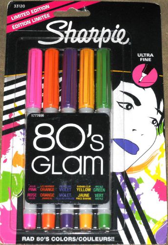 Sharpie 80&#039;s Glam Special Colors Permanent Marker Pens Ultra Fine Point Free