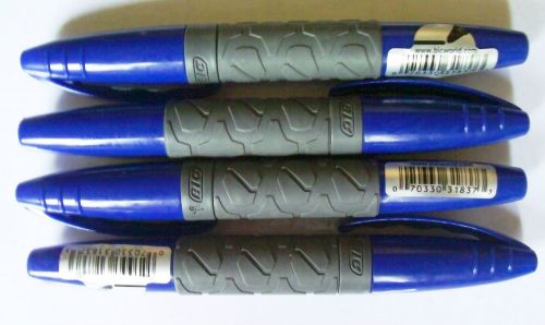 3 bic permanent marker grip pocket - blue only for sale