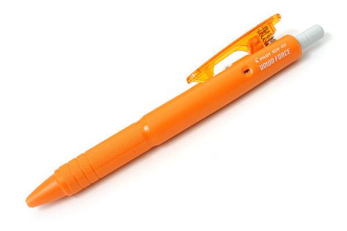 Pilot down force ballpoint pen - 0.7 mm - orange body - black ink for sale