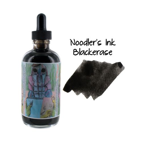 Noodler&#039;s Ink Fountain Pen Bottled Ink w/ Eyedropper, 4.5 oz. - Black Watererase