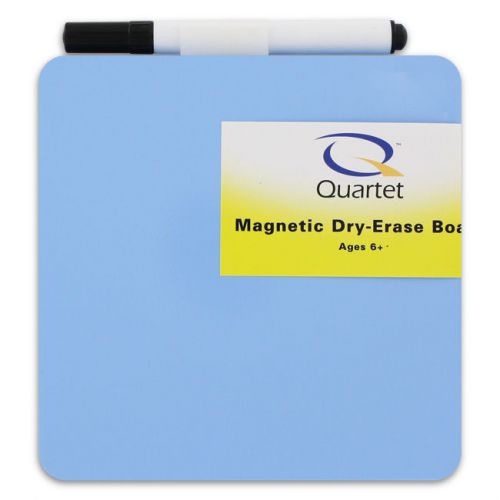 Quartet Magnetic Dry Erase Board, 5 x 5 in, Blue - MDT12