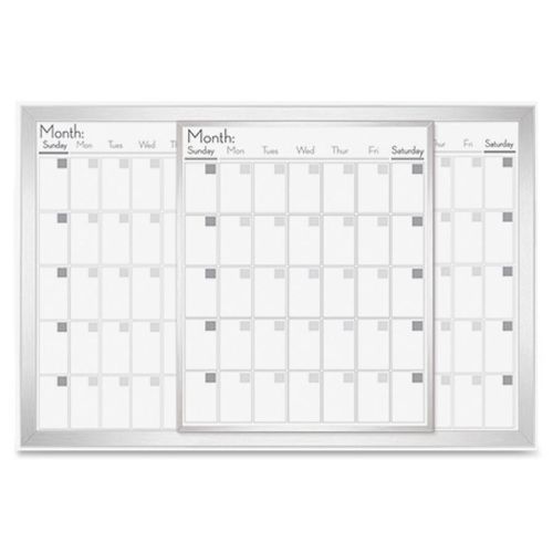 LLR52503 Magnetic Calendar Board, 24&#034;x36&#034;, Frost