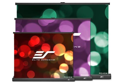 NEW Elite Screens PC35W 35&#034;(4:3) Portable Tabletop Pull Up Projector Screen