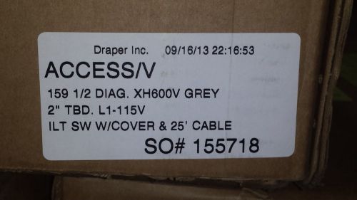 Draper Access/Series V 16:9  HDTV 159 1/2  Diagonal Projector Screen electric