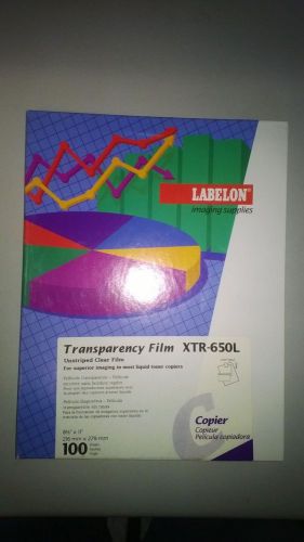 Box of 95 Labelon Transparency Film XTR-650L for Liquid Toner Copiers