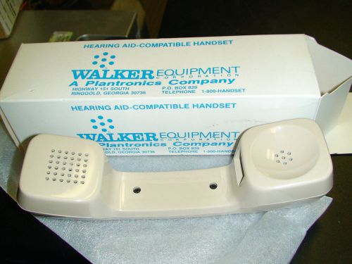 WALKER EQUIPMENT HEARING AID -COMPATIBLE HANDSET-W3-K-M ASH-44