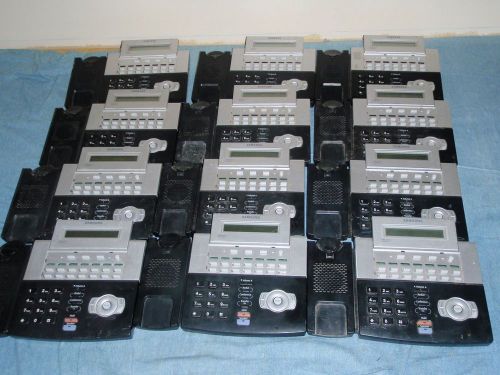 Lot of 12 used SAMSUNG KPDP14SED/XAR DS-5014D 14-Button sets, phone base only