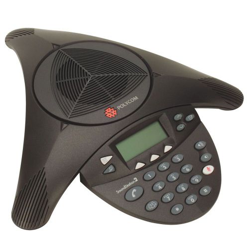 Polycom SoundStation 2 Expandable Conference Phone 2201-16200-601 No PWR Supply