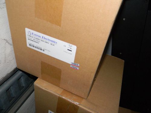 Extron Electronics Cable Cubby 600 Univ - Blk (Part No, 60-714-0J) New in Box
