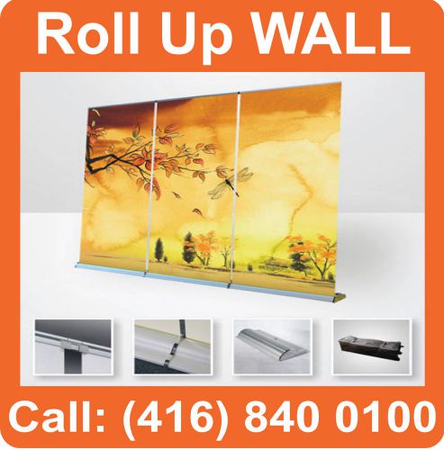Luxury TRUE BACK WALL DROP Pop Up Set Booth Banner Stand System + FREE GRAPHICS