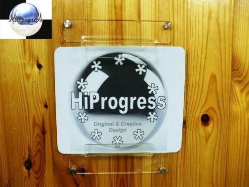 Universal Acrylic Wall Hanging Holder Display Mount for Sign Signboard Tag Name