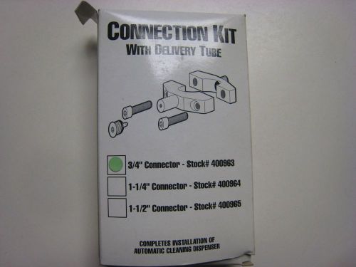 Saddle connection kit for toilet dispenser cleaning #400965 for sale