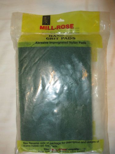 Mill-rose #70188 green hand-ee grit pads - set of 5 - new for sale