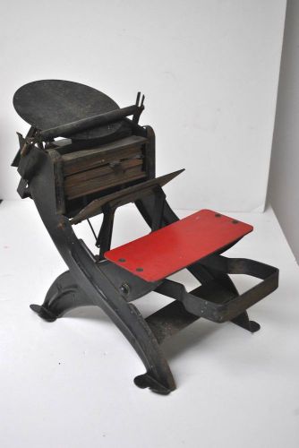 Vintage  Letterpress Printing Tabletop Press