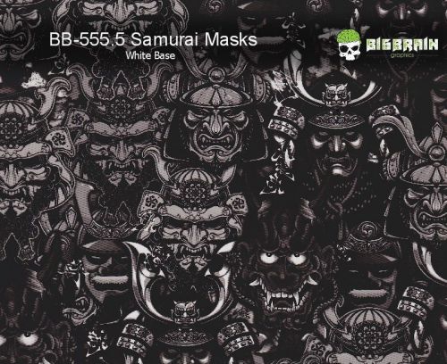3 m (10 ft) Samurai Masks Hydrographics Film 50 cm Free Ship Big Brain Hydro
