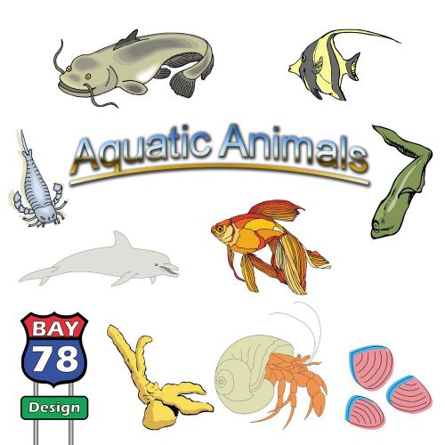 1100+ Aquatic Animal Vector Fish Clipart Collection EPS JPG PDF Vinyl Graphics