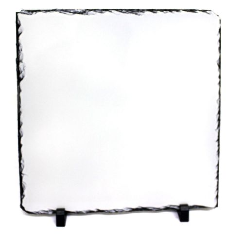 30x30cm square sublimation rock slate prinatble white photo heat press sh31 for sale