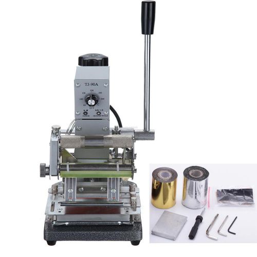 New hot foil stamping machine tipper for credit card come + 2 free foil paper ce for sale