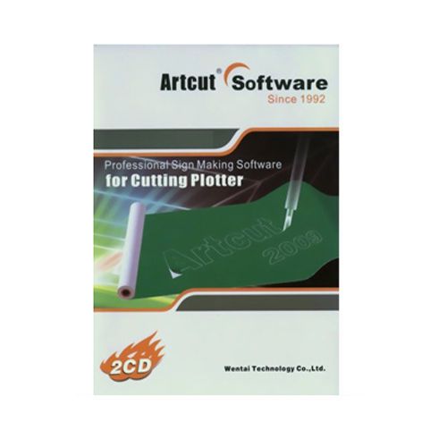 Artcut 2009 pro vinyl cutting software for sign vinyl making plotter cutting for sale