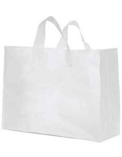 250 Case Large Clear Frosted Plastic shopping Bags - 16&#034; x 6&#034; x 12&#034; (Vogue)