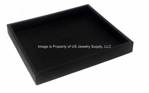 12 black wood 8 1/4&#034; x 7 1/4&#034; x 1&#034; utility display trays for sale