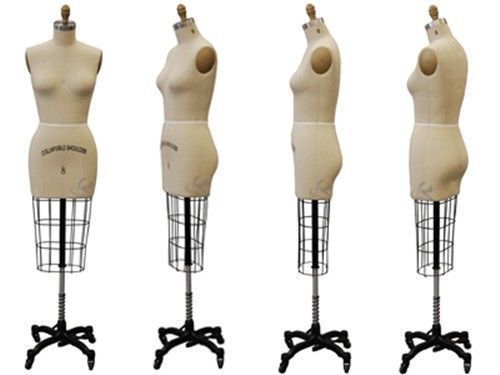 Professional female dress form mannequin size 8 w/hip for sale