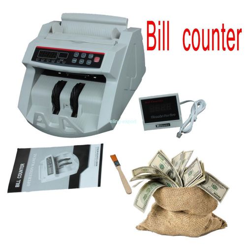 Automatic money currency cash bill counter counting machine uv mg detector for sale