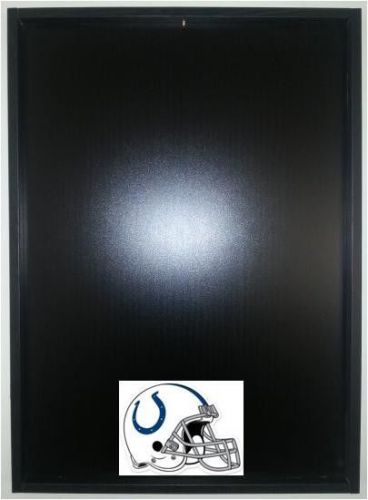 Jersey Display Case Frame Black Football Indianapolis Colts Logo Decal Incl NEW